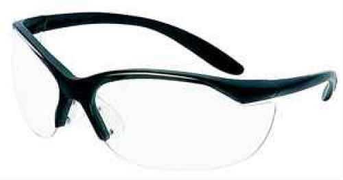 Click to see larger image. Howard Leight Industries Vapor II Glasses Black Frame Clear 10 R01535